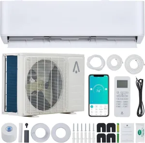 Smart Inverter AC/Heater, Cools 1250 Sq. Ft, Alexa, JustSmart