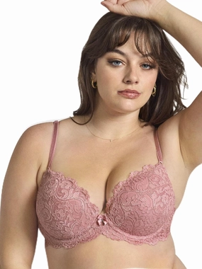 Smart & Sexy Womens Iconic Lace Push Up Bra