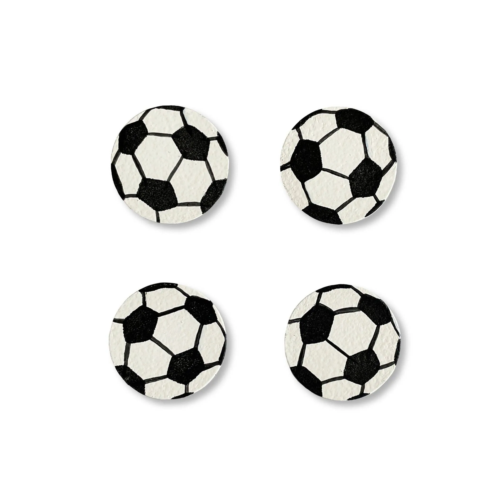 Soccer Ball Magnets Set of 4