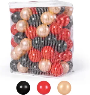 Soft Plastic Ball Pit Balls, 100 200 500pcs Plastic Toy Balls for Kids, Crush Proof Stress Balls for Baby Toddler Birthday Party, Ball Pits Play Tent, Baby Pool Water Toys, Party Decoration