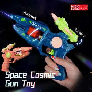 Space Cosmic Gun Toy with Flashing Lights & Sounds