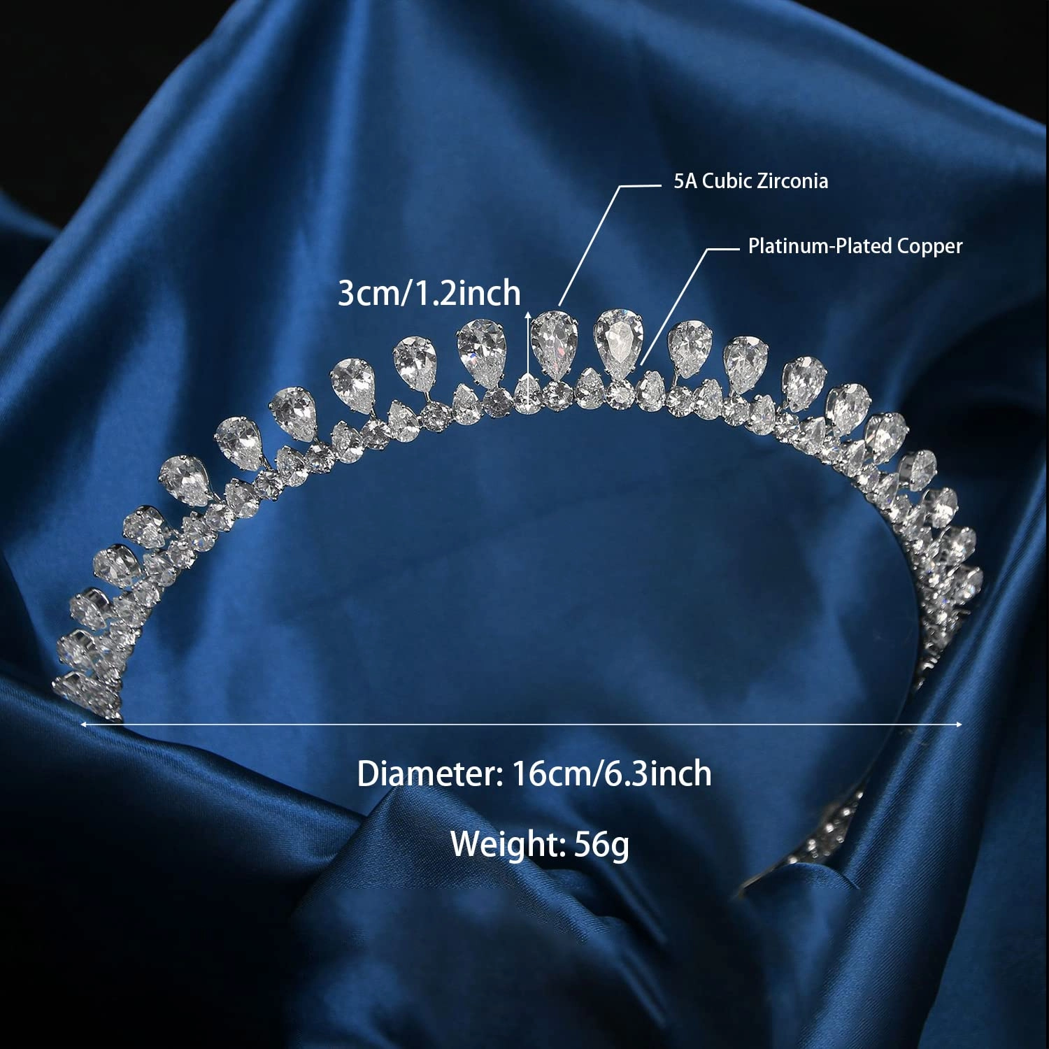 Sparkly Small Zircon Wedding Crowns and Tiaras for Women Cubic Zirconia Quinceanera Crown Sweet 16 Tiara Little Silver Gold Headband Crystal Headpieces Coronas Para 15 Anos Quinceaneras 2023 (Gold 8)