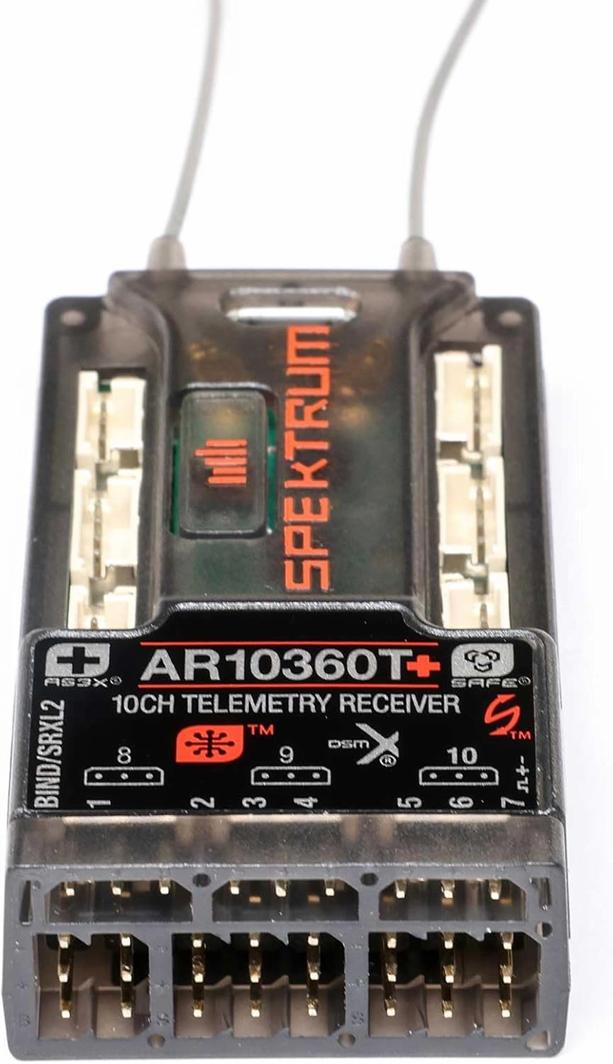 Spektrum AR10360T  10 Channel AS3X  & Safe Telemetry Receiver, SPM-1034