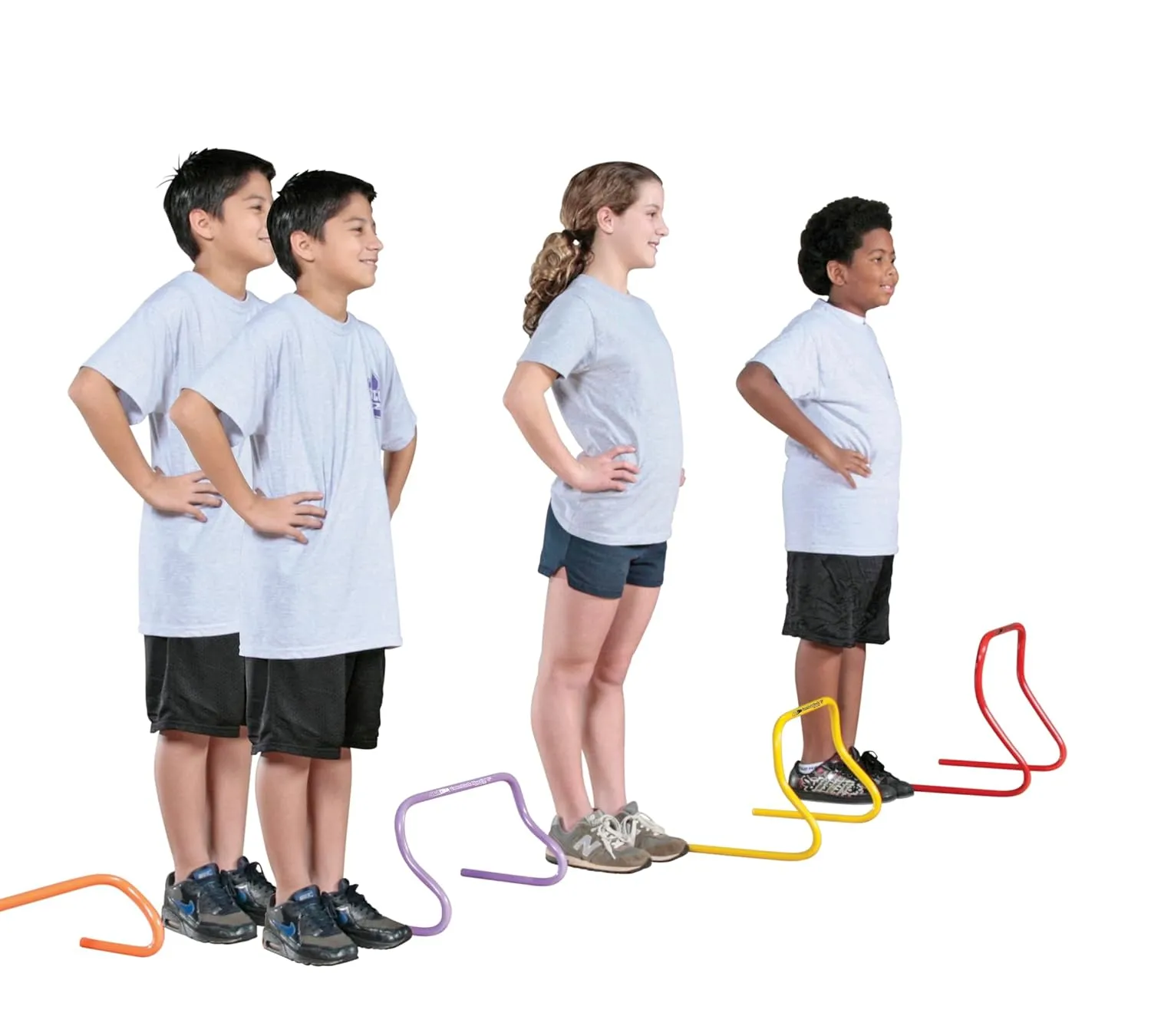 Sportime ComeBackHurdles - 16 inch - Set of 6 - Multiple Colors
