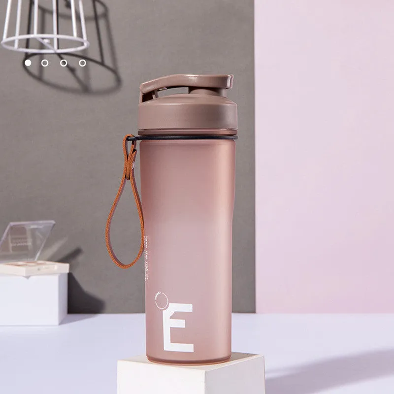 Sports take out portable handle frosted water cup