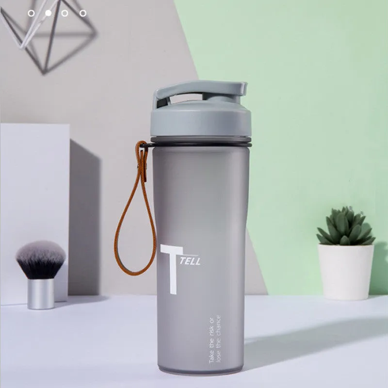 Sports take out portable handle frosted water cup