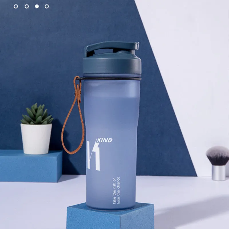 Sports take out portable handle frosted water cup