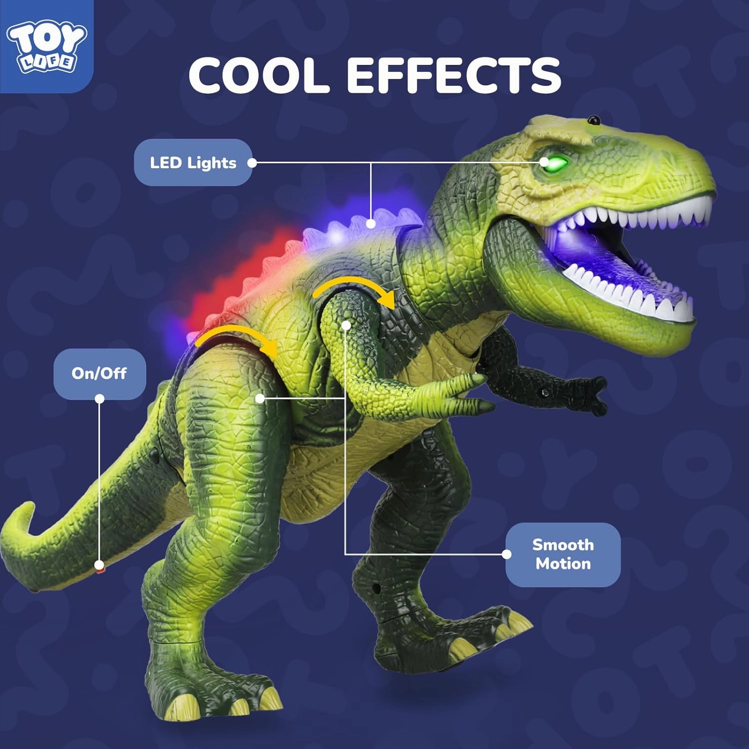 STEAM Life Remote Control Dinosaur Toys,Robot Walking & Dancing Dinosaur with Light and Realistic Roaring Sound, Electronic Steam Toy, Birthday Gift for Kids