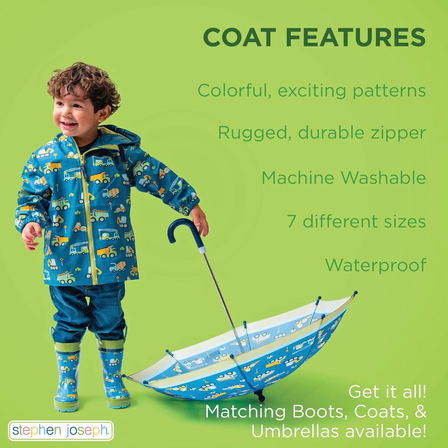 Stephen Joseph Boys Raincoat