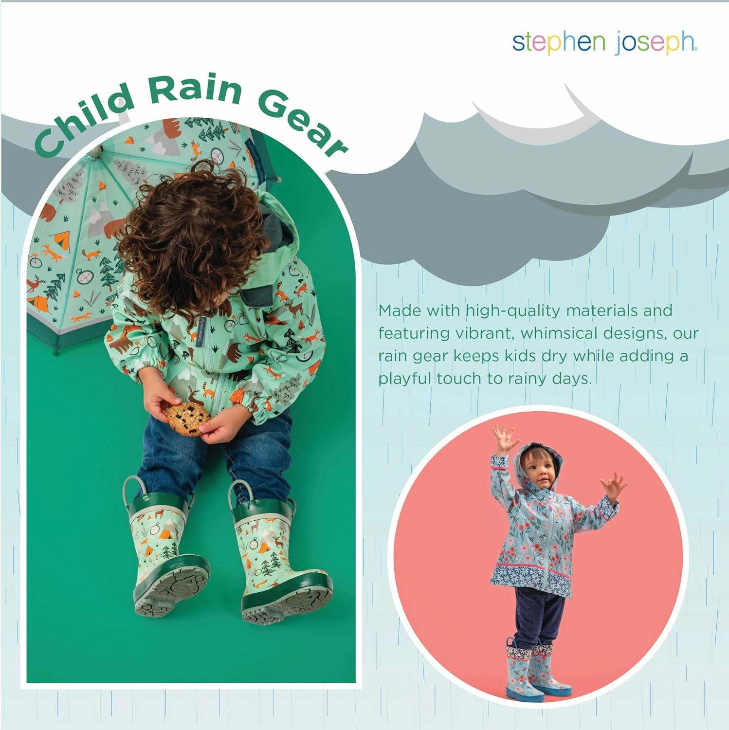 Stephen Joseph Boys Raincoat