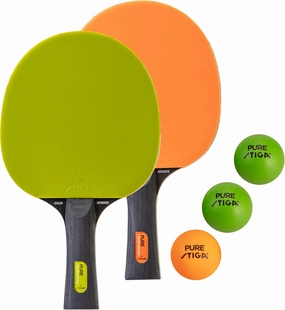 STIGA Pure Color Advance 2-Player Table Tennis Set - Great Ping Pong Starter Set For Beginners