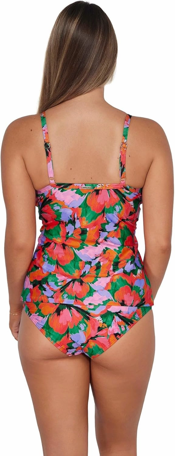 Sunsets Forever Tankini Women's Swimsuit Top with Underwire (Bottom Not Included)