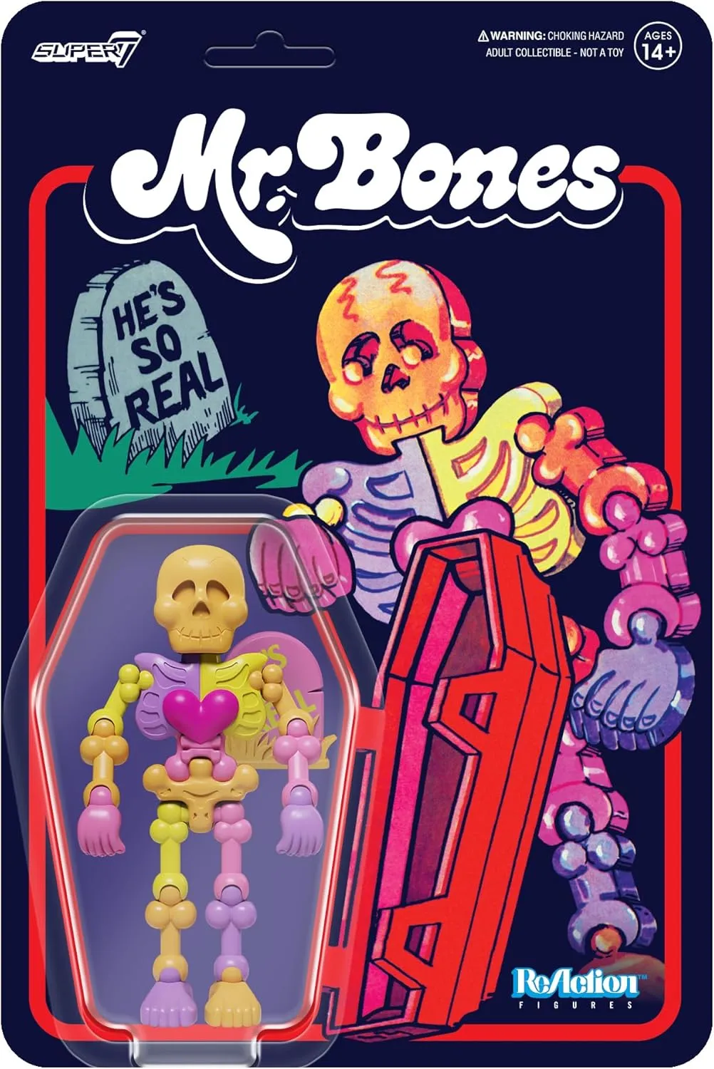 Super7 Mr. Bones - 3.75" Mr. Bones Action Figure Vintage Collectibles and Retro Toys