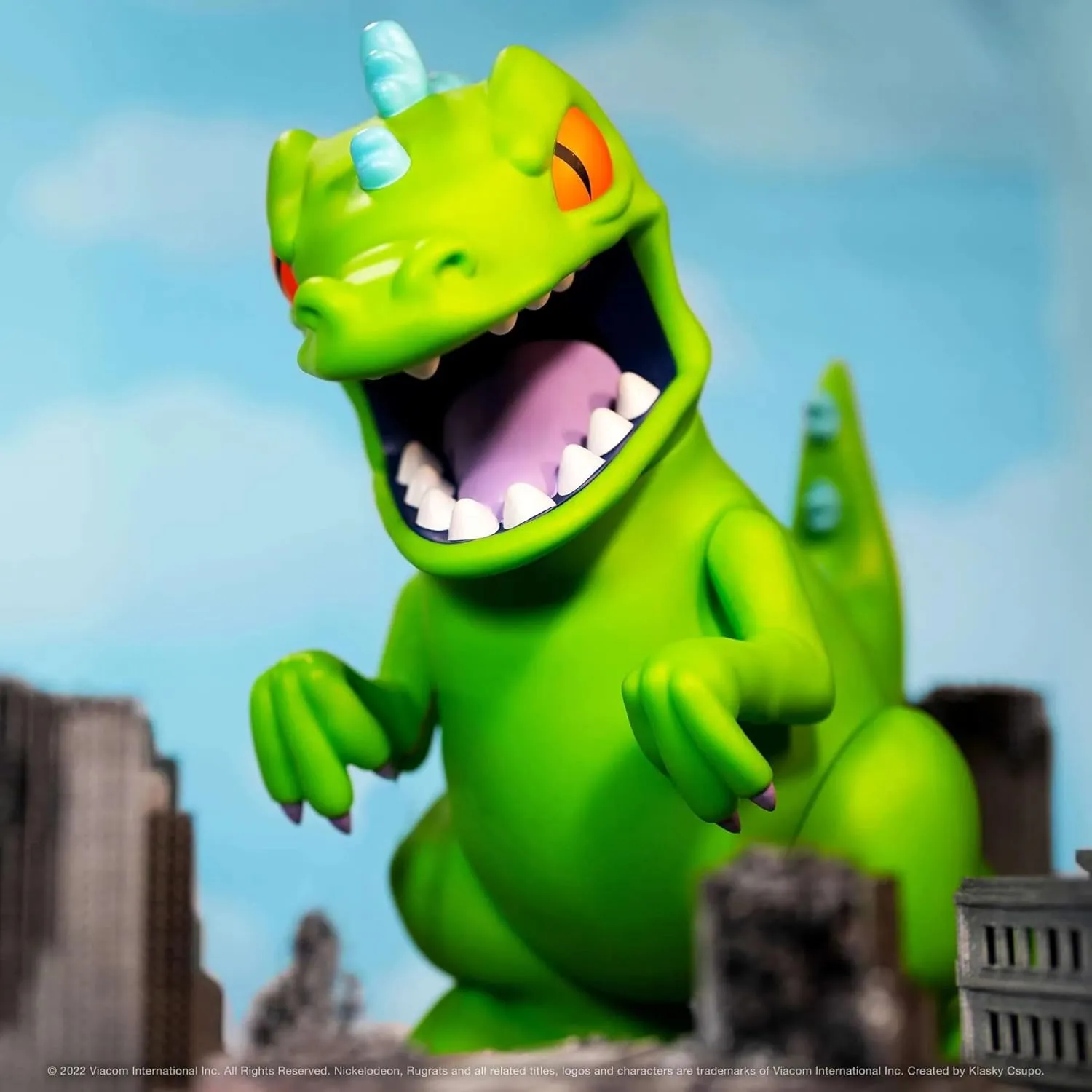 Super7 Supersize Rugrats Reptar - 16" Rugrats Action Figure Classic Cartoon Collectibles and Retro Toys