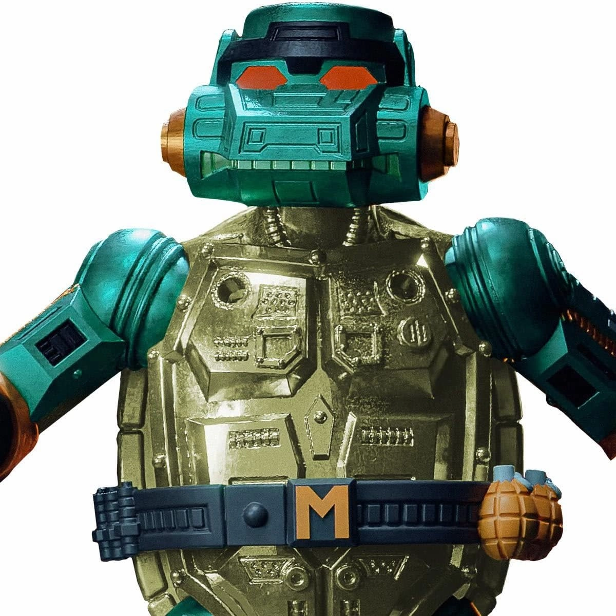 Super7 ULTIMATES! Teenage Mutant Ninja Turtles Metalhead Michelangelo - 7" TMNT Action Figure with Accessories Classic Cartoon Collectibles