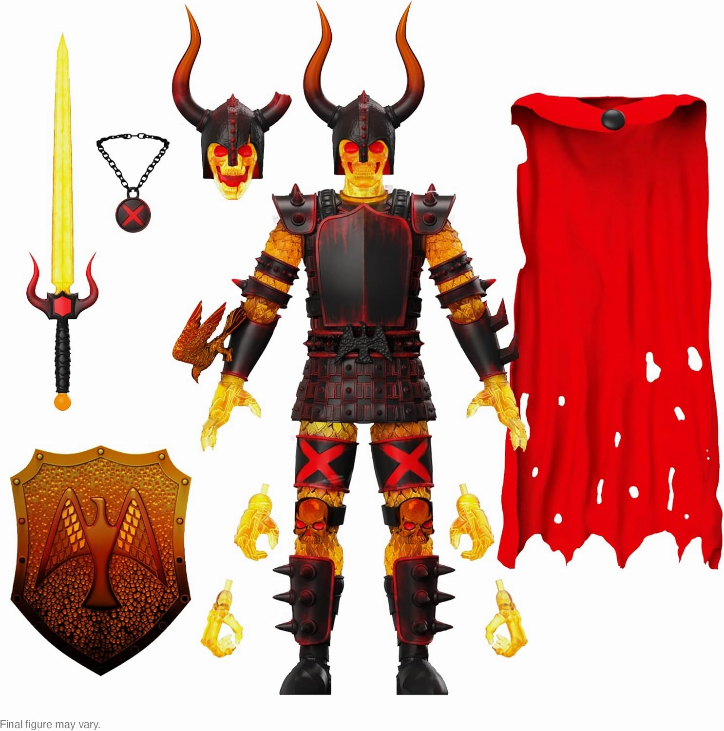 Super7 ULTIMATES! The Worst Black Falcon (Hellfire) - 7" The Worst Action Figure with Accessories Collectibles and Retro Toys