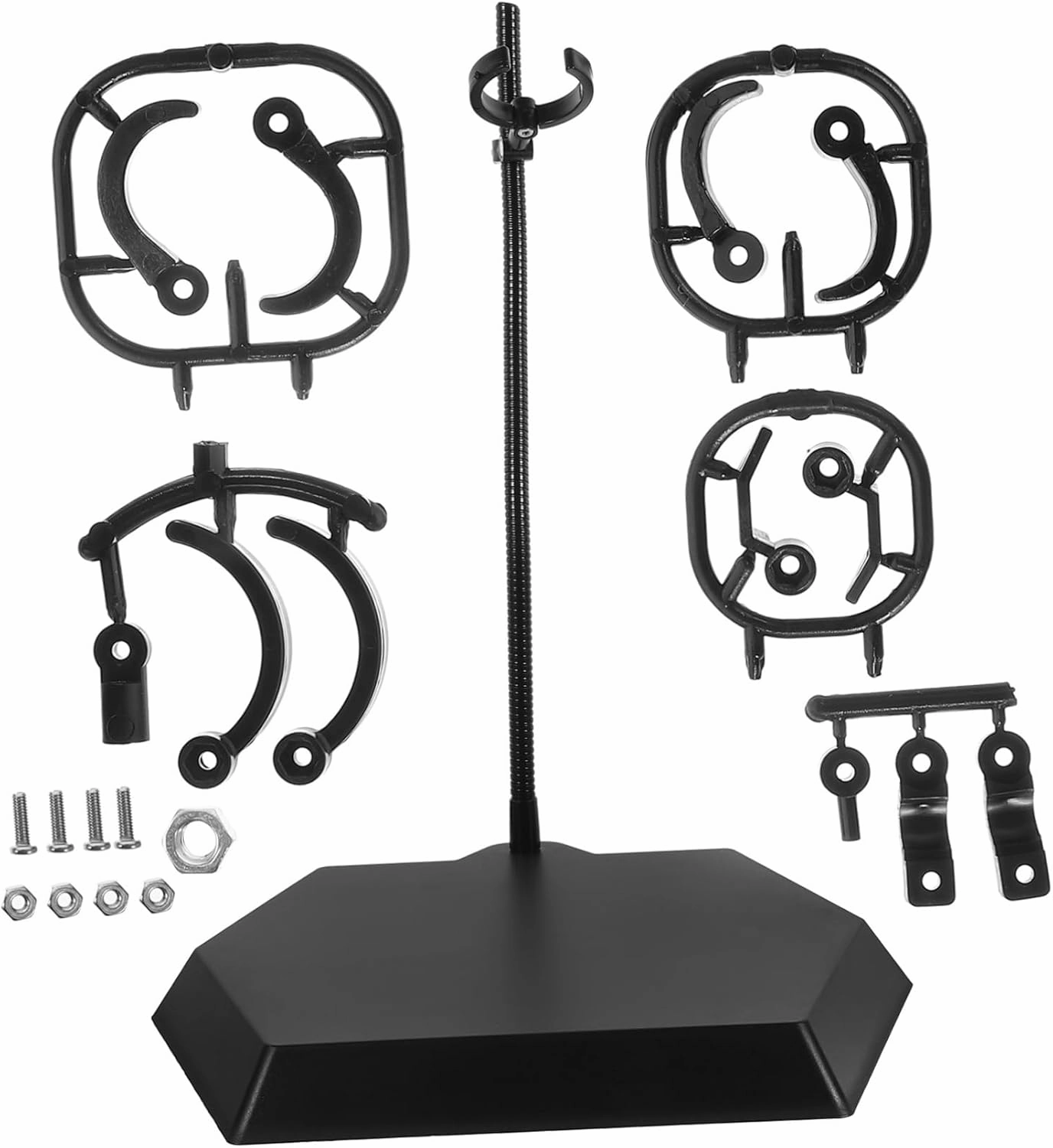 SUPVOX Adjustable Action Figure Display Stands Plastic Snake Tube for Collectibles