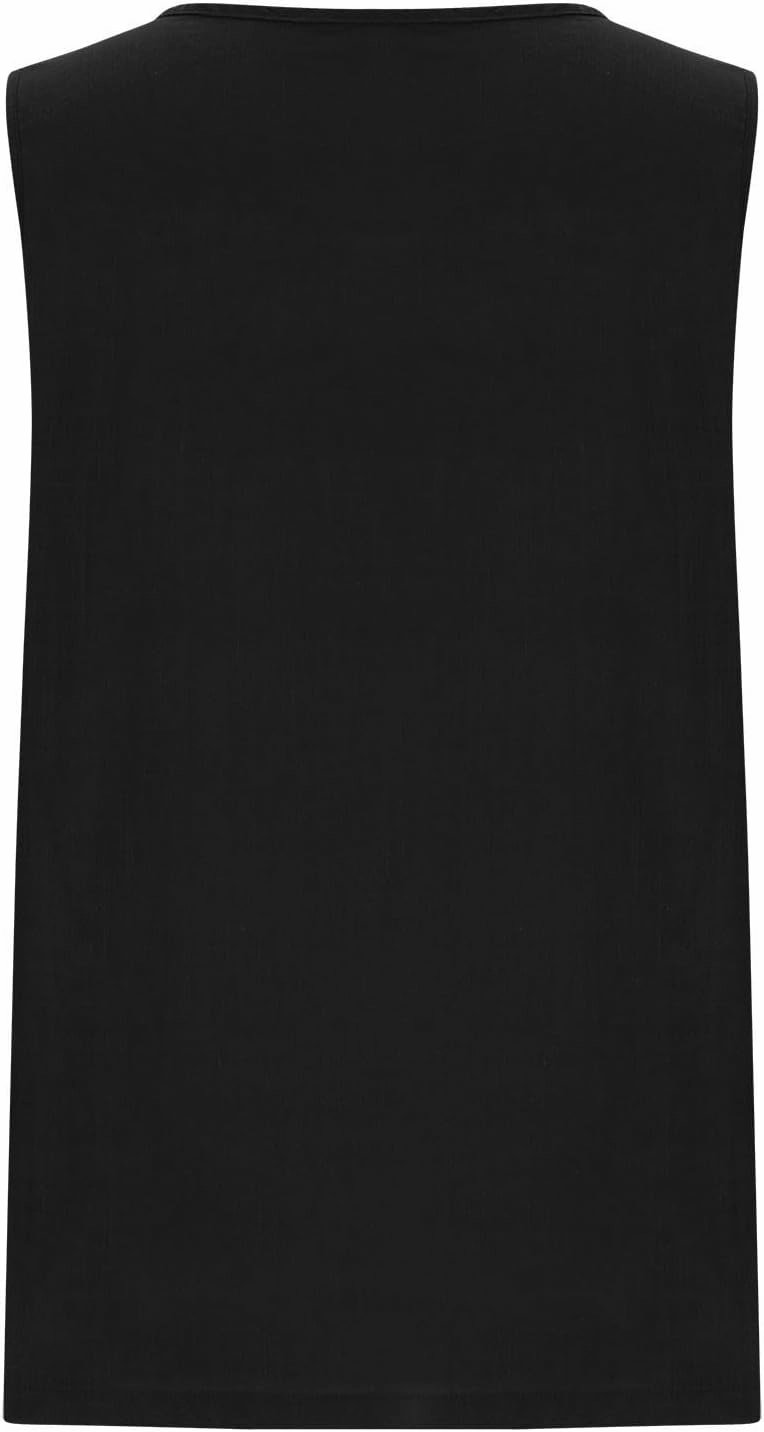 Tank Tops for Women 2025 Plus Size Pleated Side Split Camisole Tank Tops Summer Fashion Crew Neck Sleeveless Vest