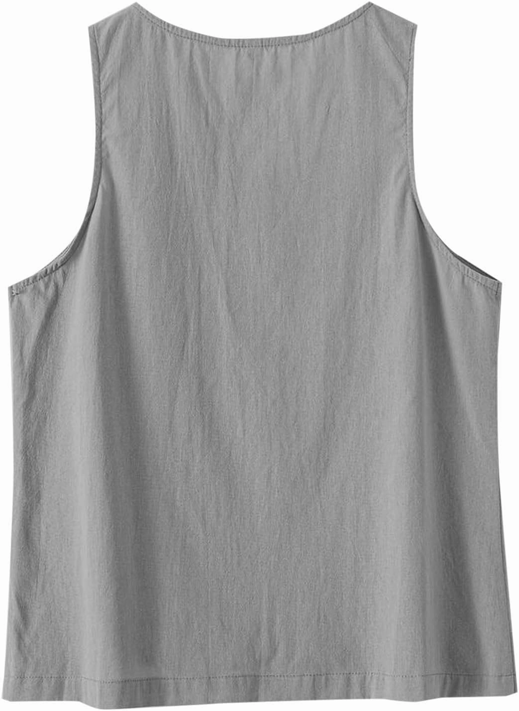 Tank Tops for Women 2025 Summer Crew Neck Women's Tank Tops Button Down Sleeveless Casual Vest Trendy Shirts 2025