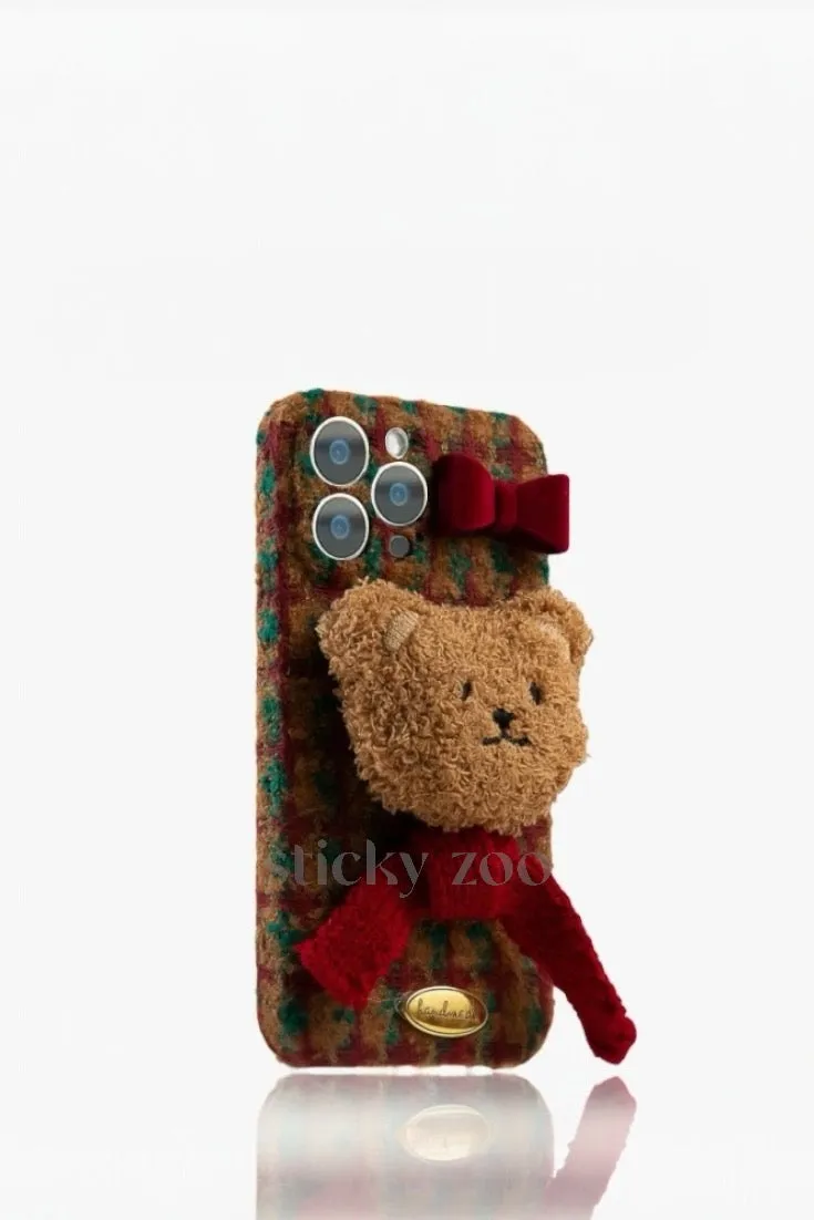 TEDDY BEAR KNIT CASE