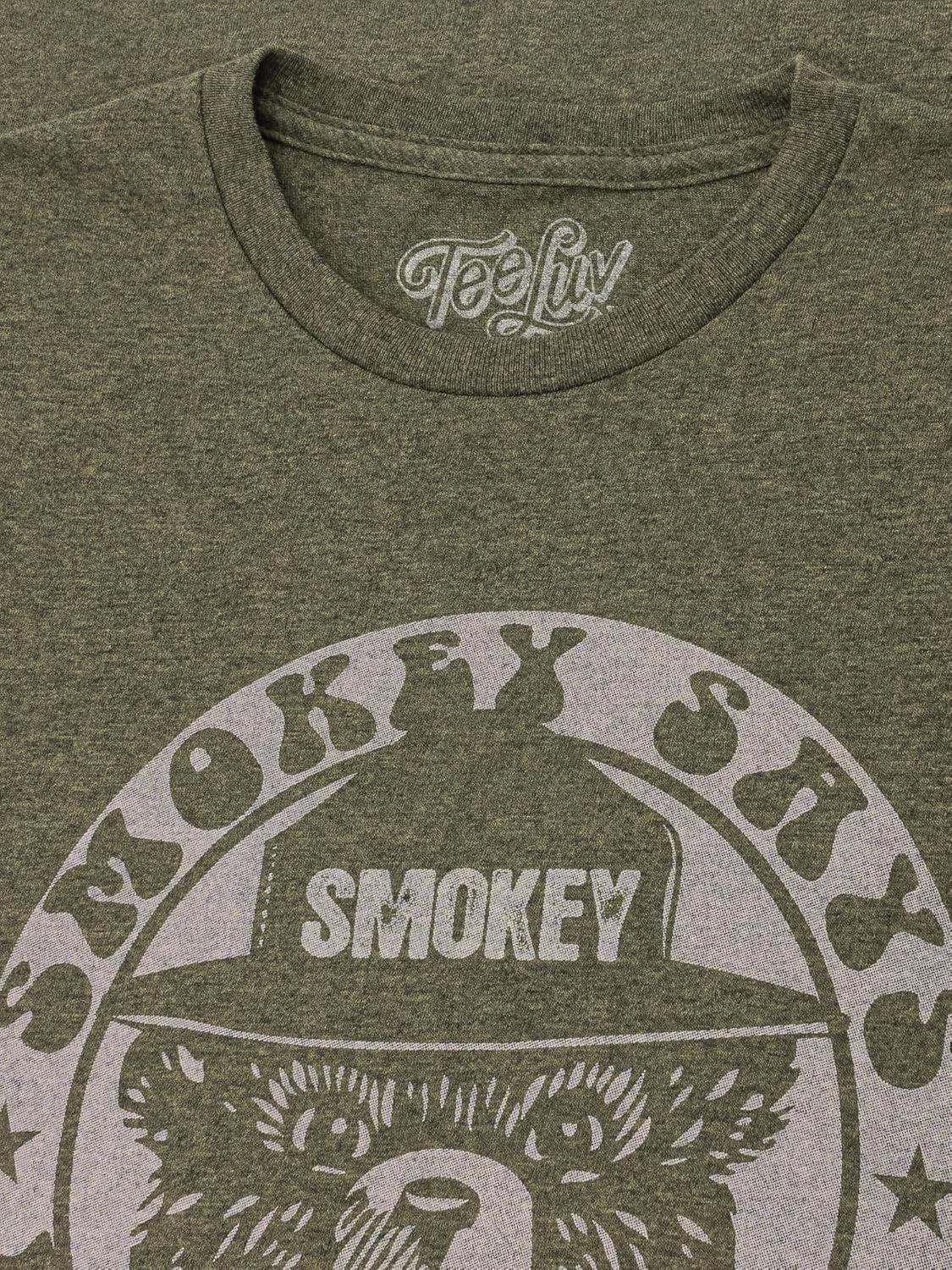 Tee Luv Men's Smokey Bear T-Shirt - Retro Smokey Says Keep It Green Mascot Shirt