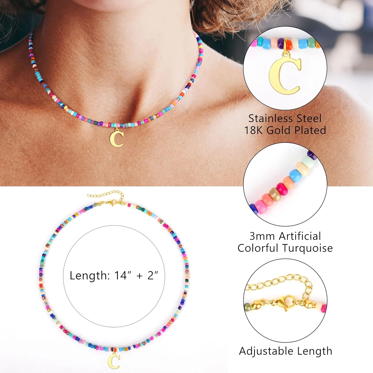 Teen Girl Gifts Trendy Stuff, Gifts for Teen Girls Christmas Birthday Gifts for 10 11 12 13 14 15 16 17 18 Year Old Girls Tween Girls Gift Set for Her Friend Sister Daughter Girlfriend Pink Initial C