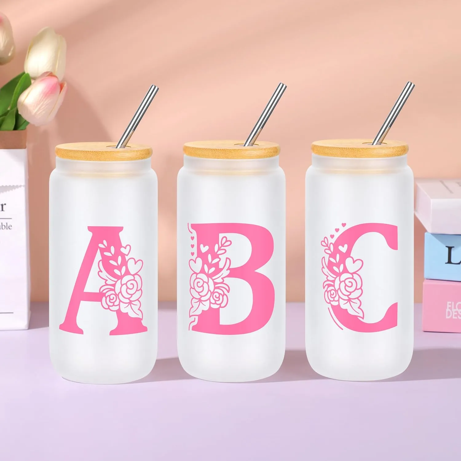 Teen Girl Gifts Trendy Stuff, Gifts for Teen Girls Christmas Birthday Gifts for 10 11 12 13 14 15 16 17 18 Year Old Girls Tween Girls Gift Set for Her Friend Sister Daughter Girlfriend Pink Initial C