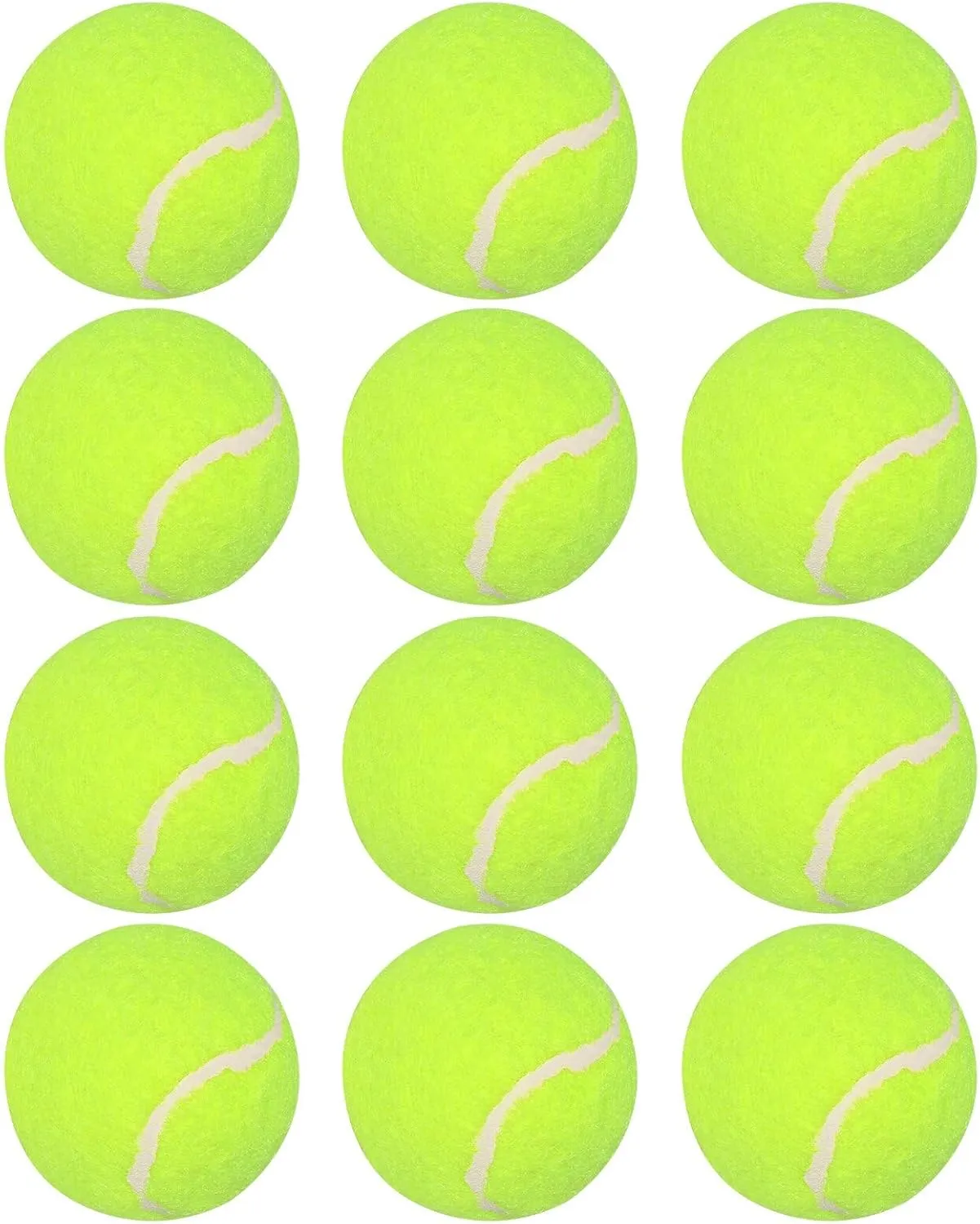 Tennis Balls for Dogs, 2-Inch Size, Compatible with Most Automatic Ball Launchers idea for Small Dogs(12 Balls only)