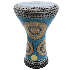 The 17'' The Golden Sun Gawharet El Fan Darbuka Doumbek