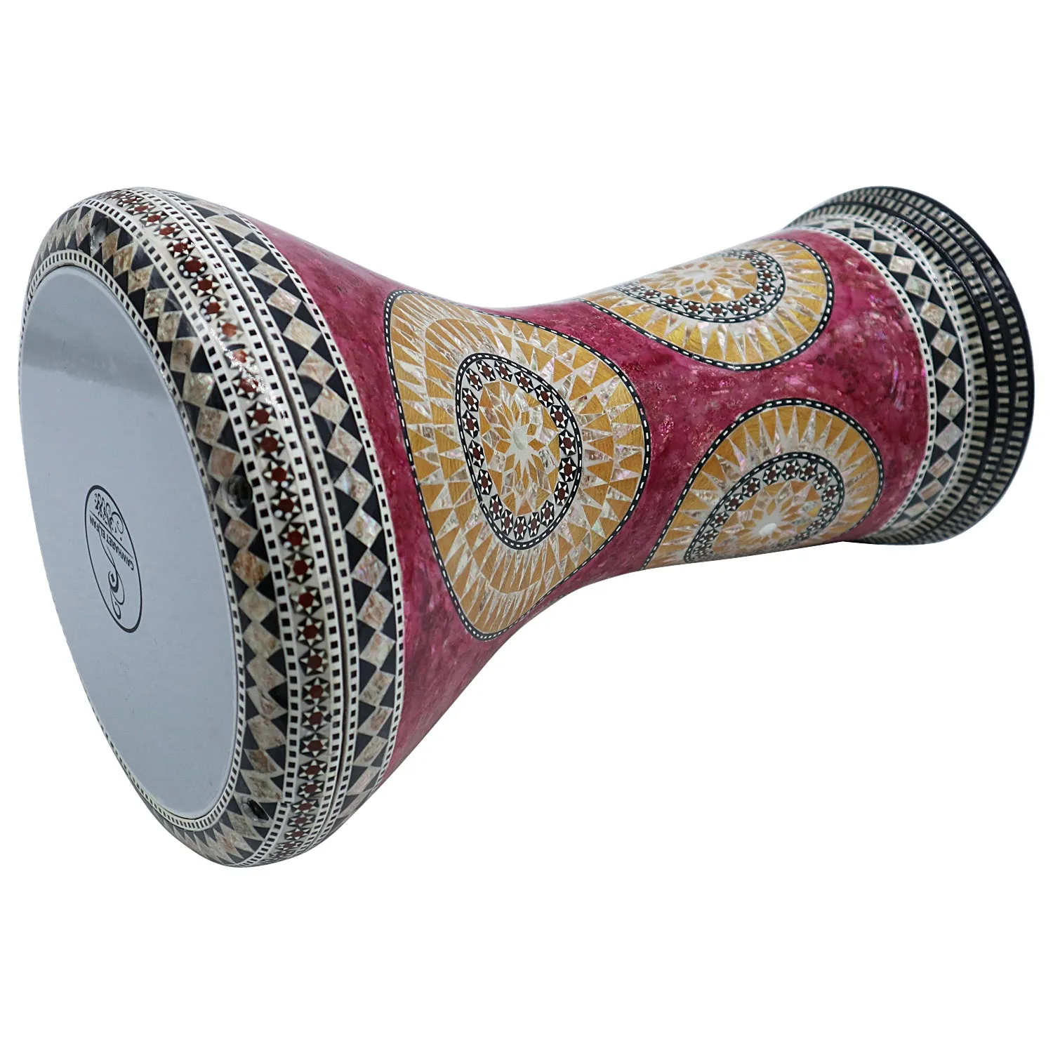 The 17'' The Pink Sun Gawharet El Fan Darbuka Doumbek
