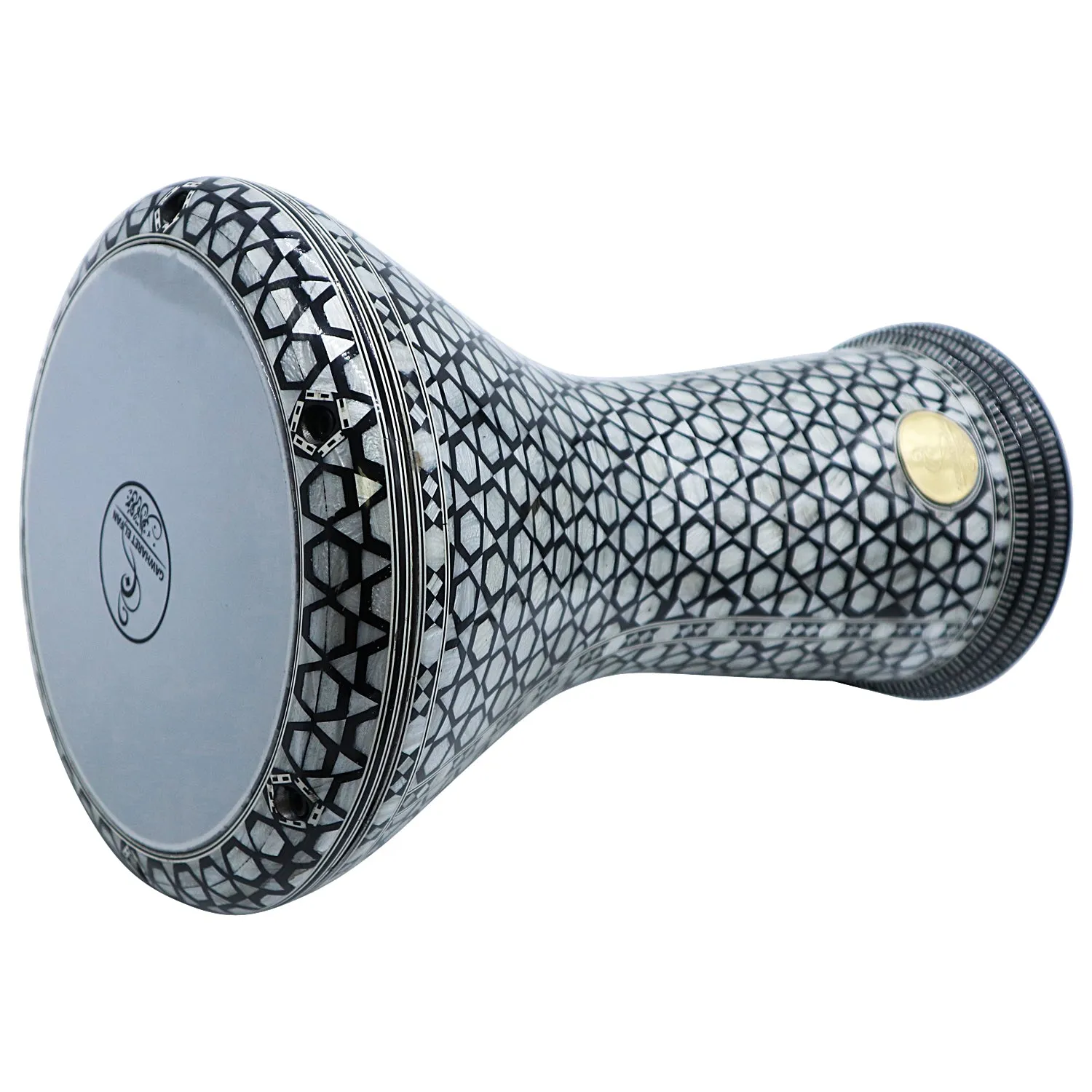 The Magic Zircon Gawharet El Fan 17" Mother of Pearl Darbuka