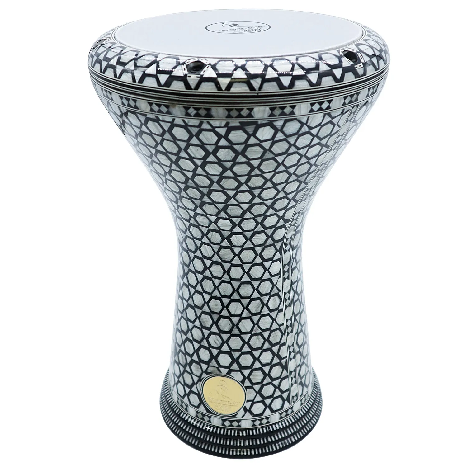 The Magic Zircon Gawharet El Fan 17" Mother of Pearl Darbuka