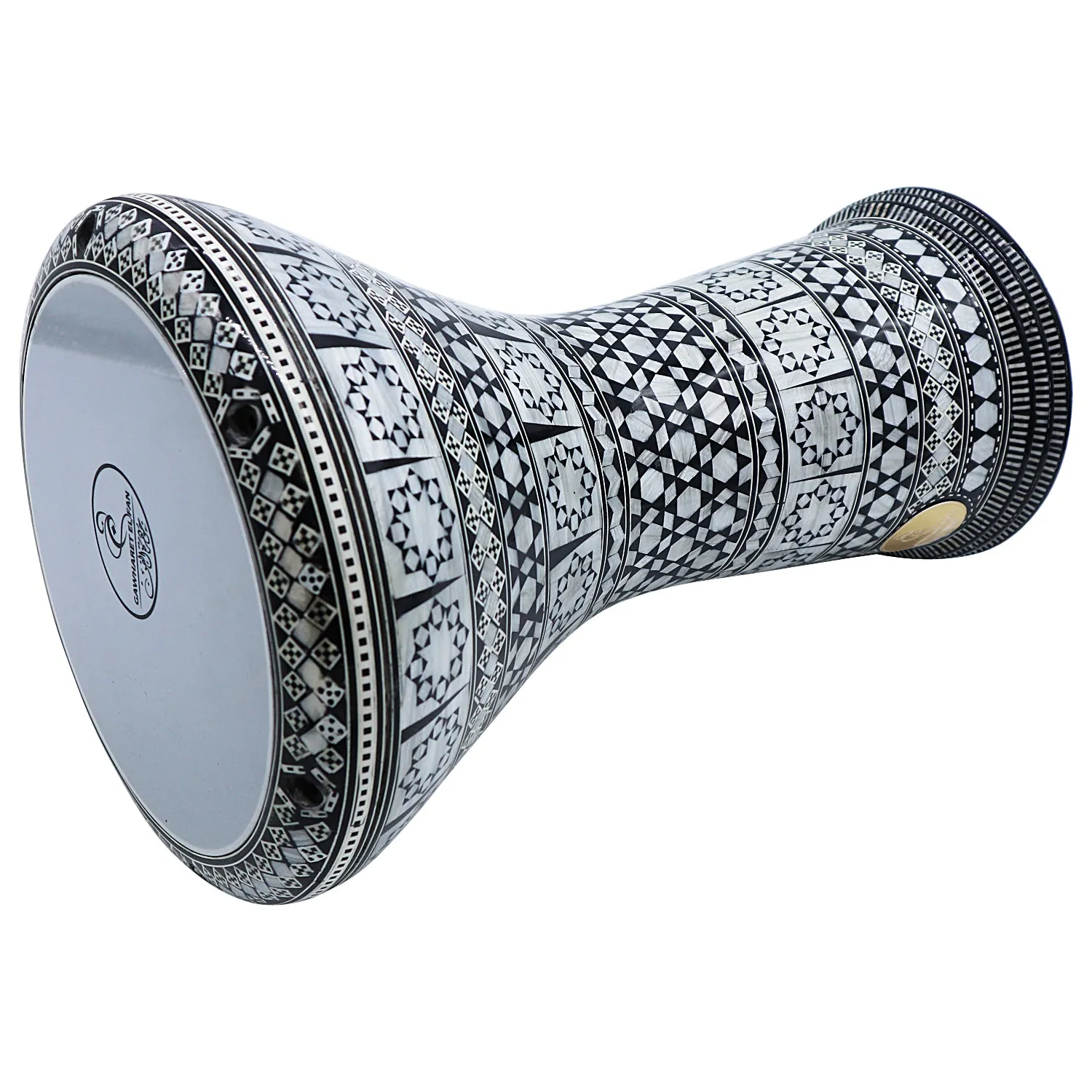 The Seleukus Gawharet El Fan 17" Mother of Pearl Darbuka