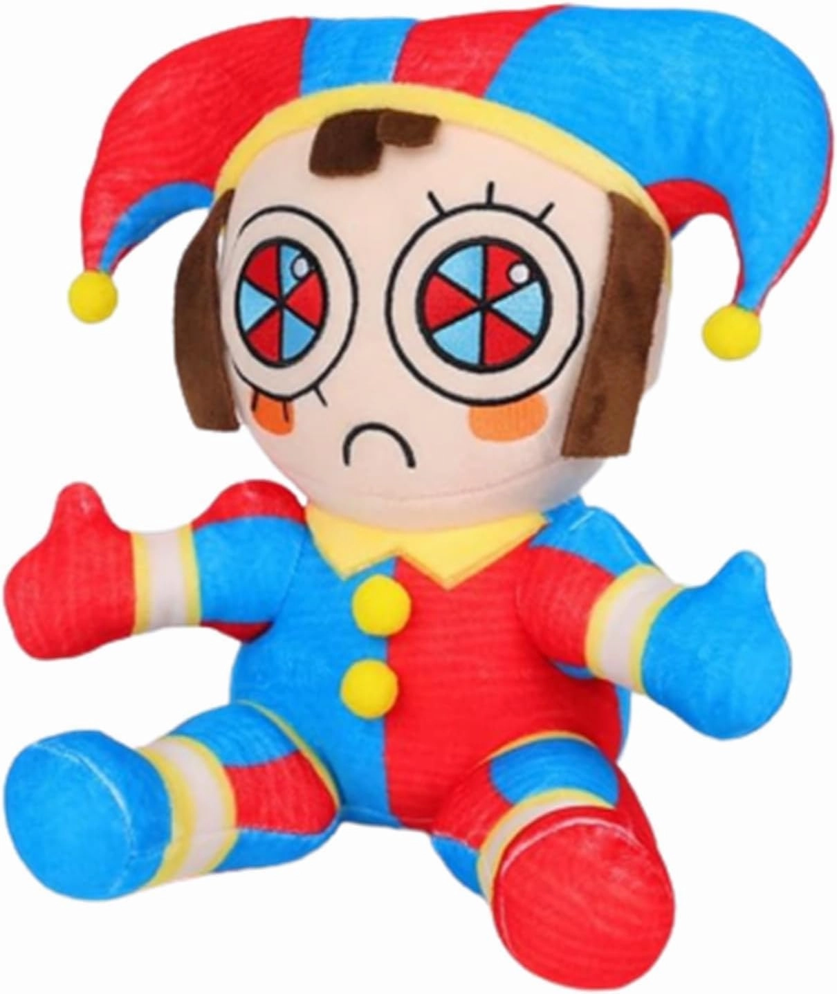The Amazing Digital Circus Plush,10.3" Pomni Plushies Toy Gift, Cute Stuffed Figure Doll for Kids and Adults, Birthday Halloween Christmas Choice for Boys Girls