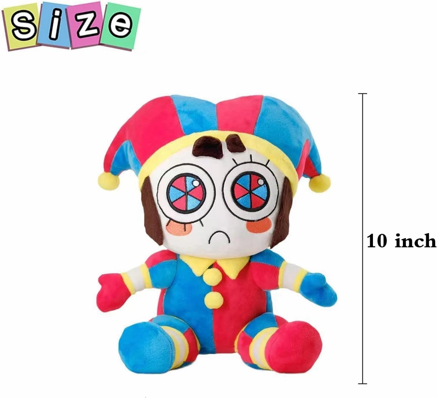 The Amazing Digital Circus Plush,10.3" Pomni Plushies Toy Gift, Cute Stuffed Figure Doll for Kids and Adults, Birthday Halloween Christmas Choice for Boys Girls