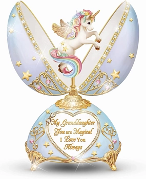 The Bradford Exchange Peter Carl Fabergé-Style Musical Egg for Granddaughter