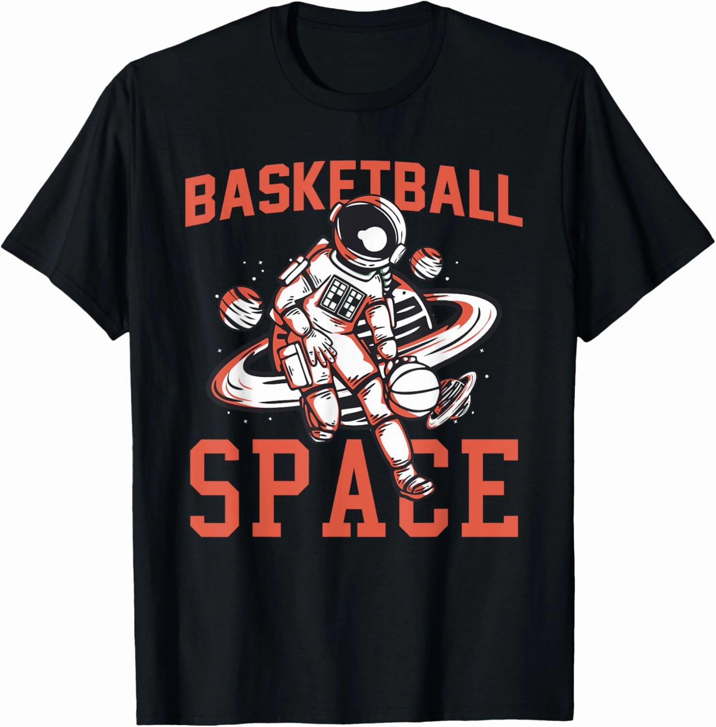 The Legend None Stop Astronaut Space Basketball Slam Dunk T-Shirt