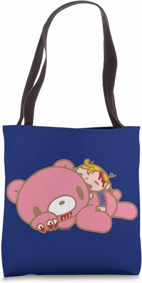 The Naughty Grizzly Lazy Days With Pity Kawaii Anime Tote Bag