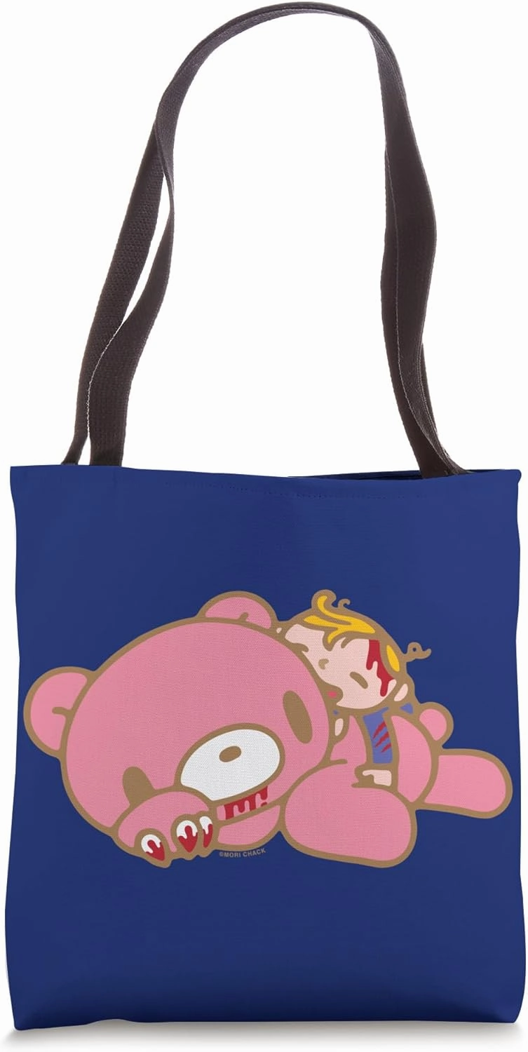 The Naughty Grizzly Lazy Days With Pity Kawaii Anime Tote Bag