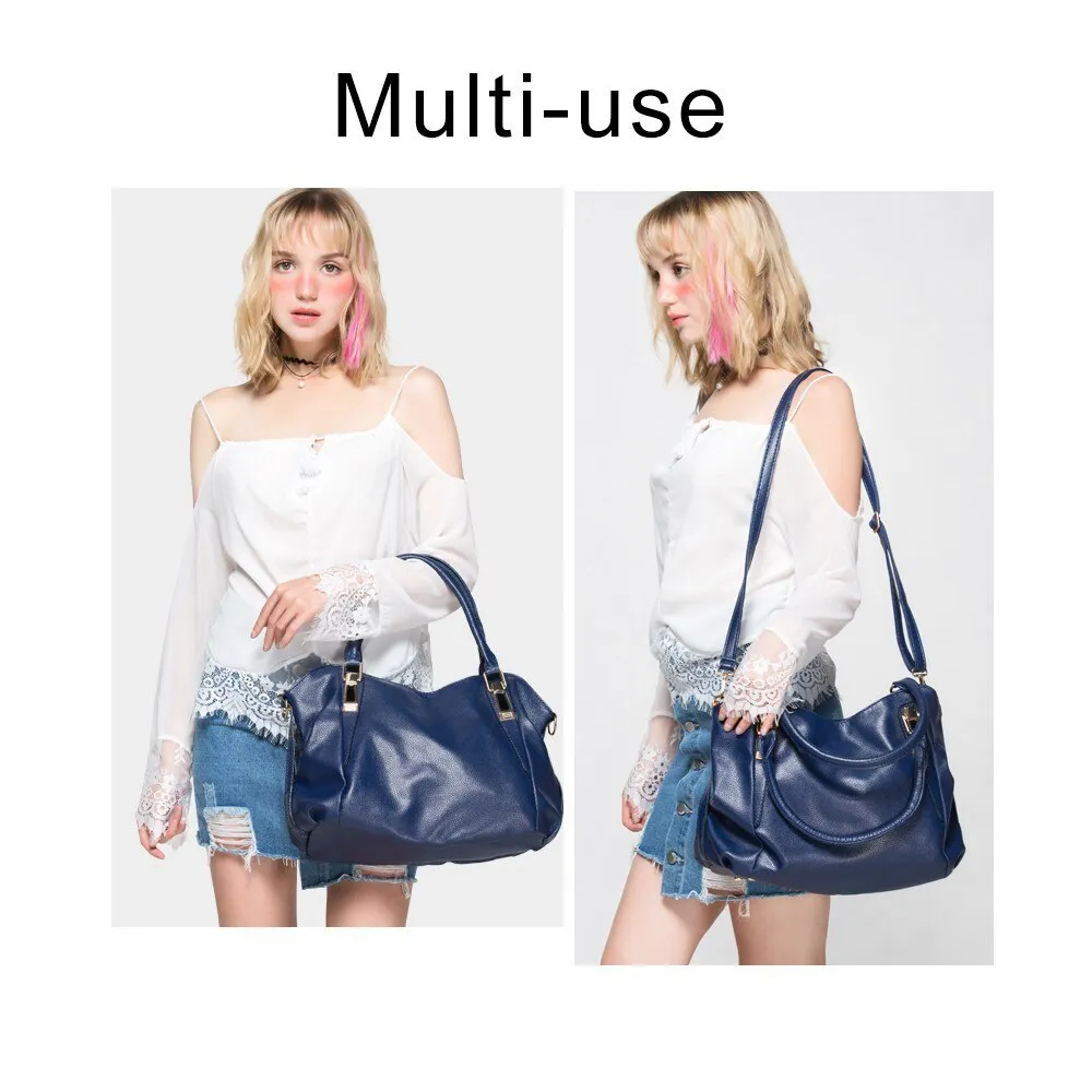 themeisles  Designer Women Handbag Vintage Female PU Leather Bags Handbags Ladies Portable Shoulder Bag Office Ladies Hobos Bag Totes