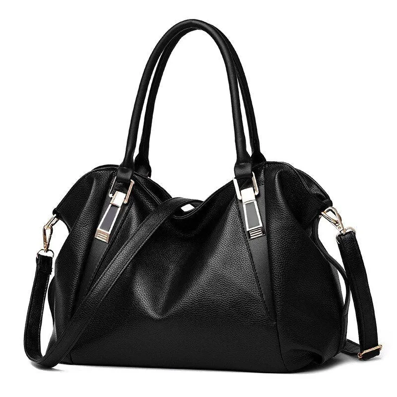 themeisles  Designer Women Handbag Vintage Female PU Leather Bags Handbags Ladies Portable Shoulder Bag Office Ladies Hobos Bag Totes