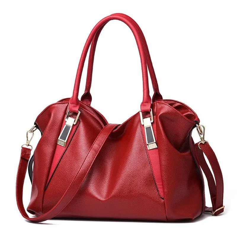 themeisles  Designer Women Handbag Vintage Female PU Leather Bags Handbags Ladies Portable Shoulder Bag Office Ladies Hobos Bag Totes