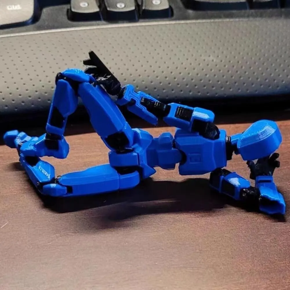 Titan 13 Action Figure, New Robot Action Figure with Multiple Accessories, 3D Printed Multi Jointed Action Figures, Dummy Robot 13 Action Figure Desktop Decorations (9PCS)