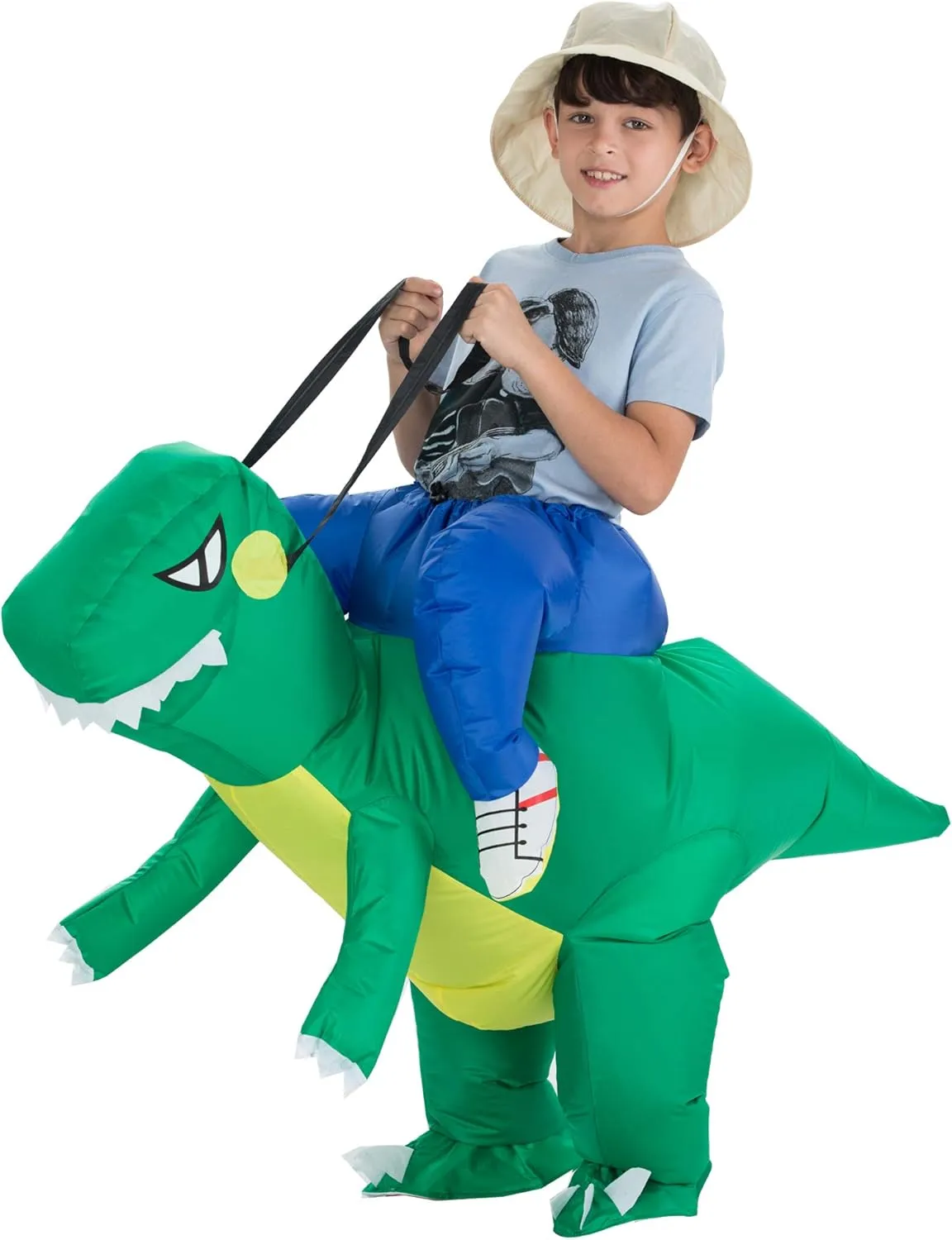 TOLOCO Inflatable Dinosaur Costume - Blow Up Halloween Costume