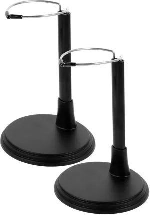 Totority Doll Stand Base Brackets 2 Pack Doll Model Display Holder Action Figure Stand Doll Display Stands Sturdy Doll Holders for Home