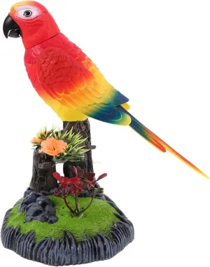 TOYANDONA Electric Bird Toy Interactive Talking Bird Simulation for Boy Girl Plaything Engaging Sensor Technology for Home School and Daycare Use and Movements
