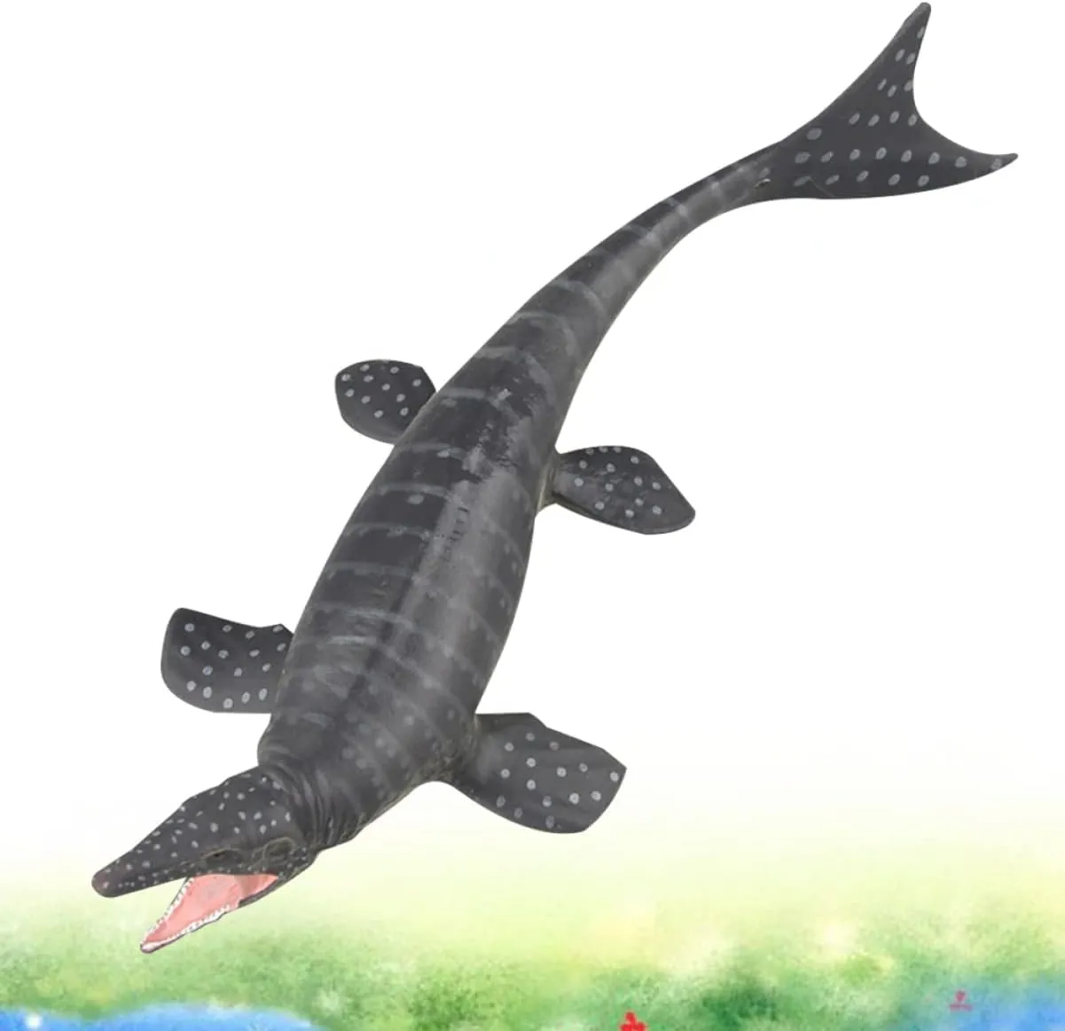 Toyvian 1pc Mosasaurus Durable Ancient Dinosuar Mosasaur Desktop Model for Dinosaur Simulation Period Photo Adornment Prop Early Fake Lifelike Ocean Toy Home， Educational