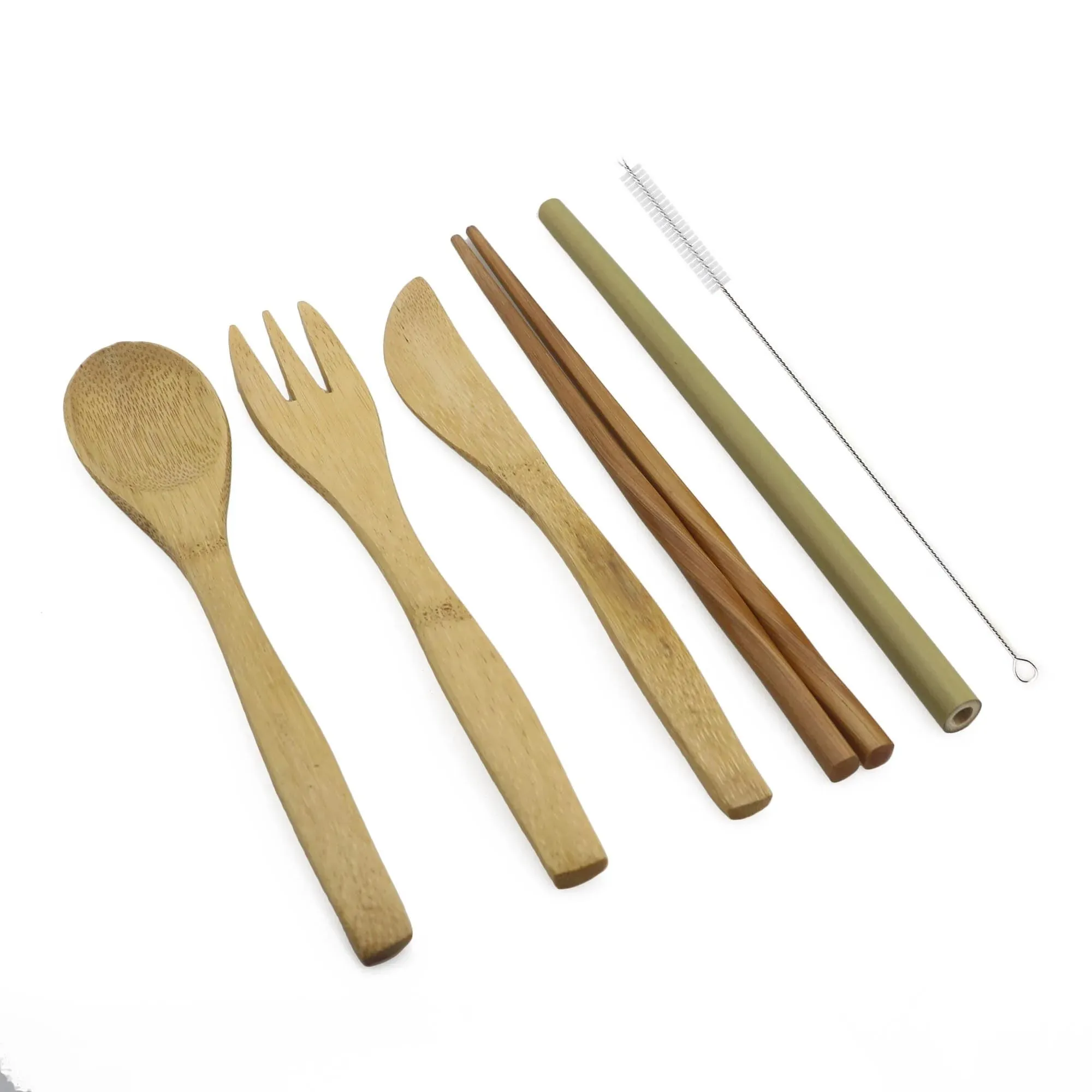Travel Bamboo Cutlery Set