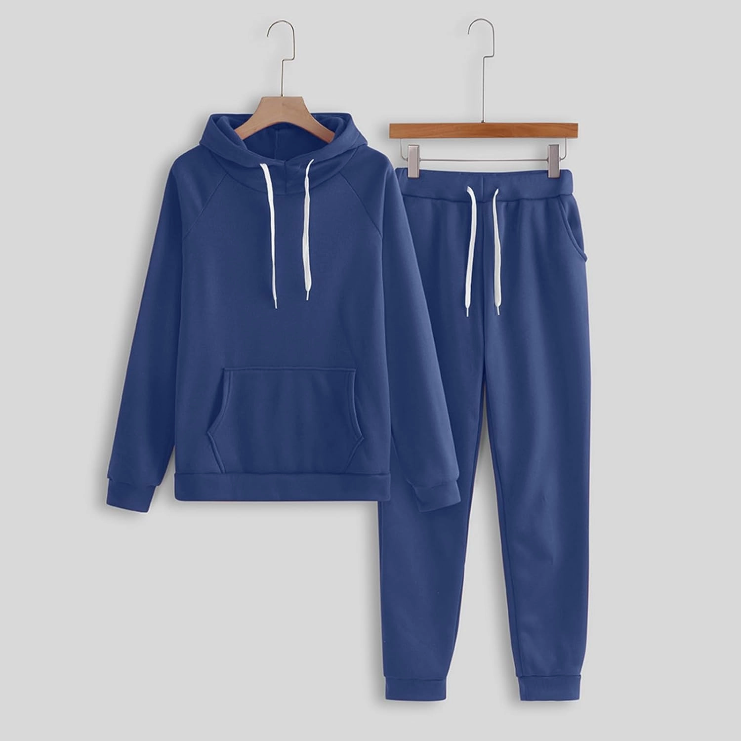 Two Piece Outfits Sweatsuits for Women Set Printed Hoodie and Sweatpants Set Jogging Suits with Kangaroo Pockets