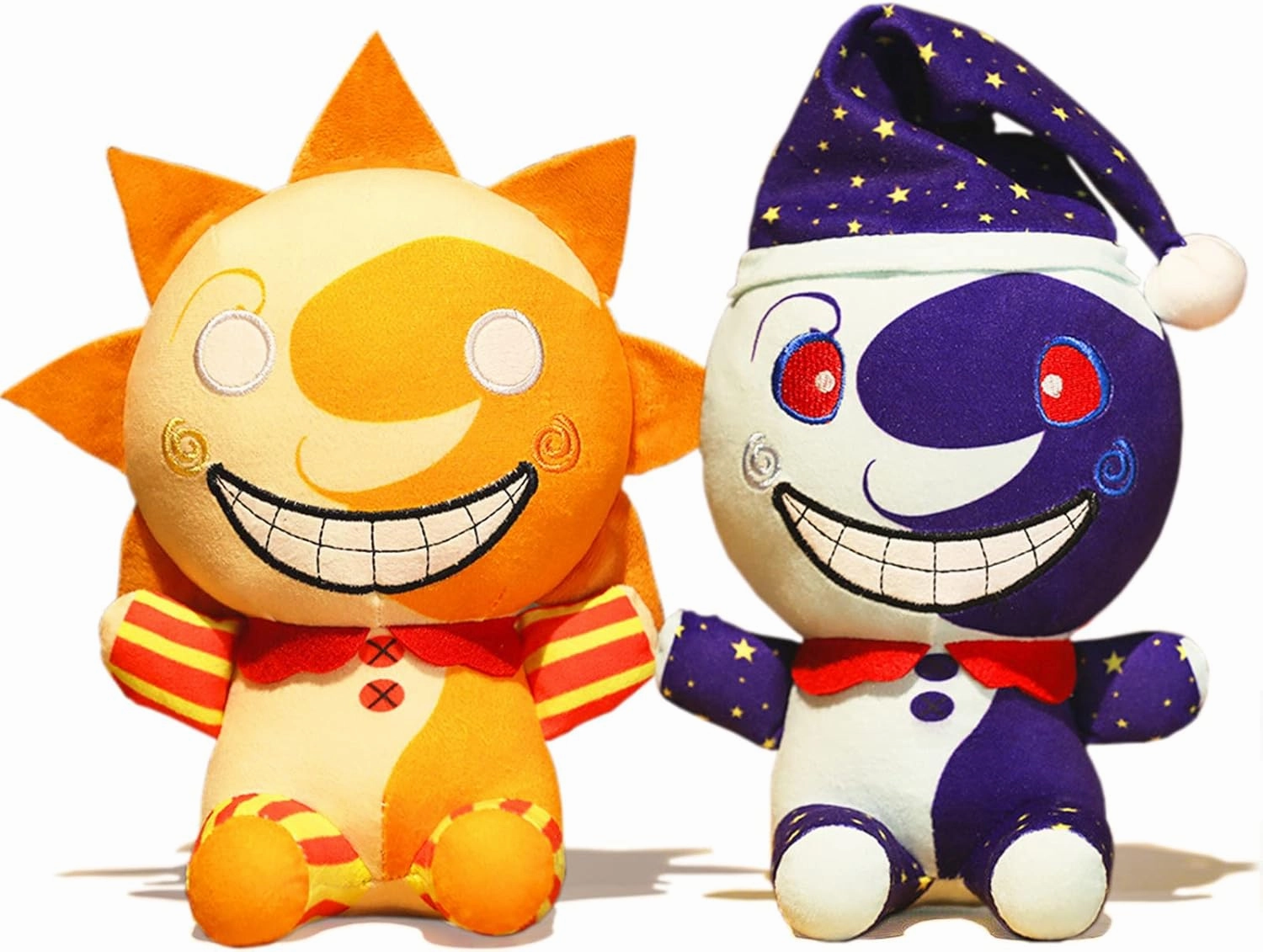 TZMAPU Sundrop and Moondrop Security Breach Plush, Clown Figure and Collection Stuffed Animals Plush Toys,Birthday Christmas for Kids and Fans